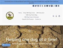 Tablet Screenshot of cbddogtreats.com